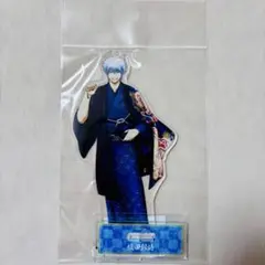 銀魂　坂田銀時　アクリルスタンド　マルイ　ポップアップ　片面花柄和装