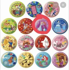 ディズニー刺繍缶バッジ2 アナと雪の女王 アナ雪