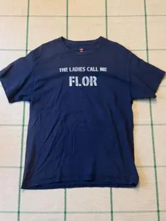 Hanes THE LADIES CALL ME FLOR Tシャツ 紺のサムネイル