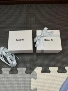 【空箱】Canal 4℃ ベロア製ボックス　2個セット