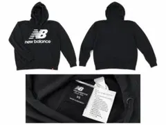 New Balance プルオーバーパーカー 黒 XSのサムネイル