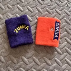 ZUMBA リストバンド 2個セット 紫 オレンジ