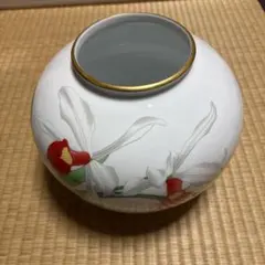 香蘭社 花瓶 フラワーベース 磁器 花柄のサムネイル