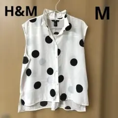 H&MノースリーブシアーシャツM