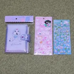 シマエナガ　シール、シール帳セット