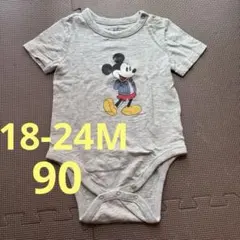 baby GAP ミッキーマウス 半袖 ロンパース 90 18-24m