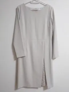 NATURAL BEAUTY BASIC 長袖ワンピース M