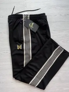 Needles Track Pants (S-ブラック/シルバー)