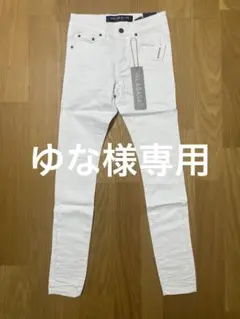 新品】 VALABASAS バラバサス フレアデニム ホワイト 29 - メルカリ