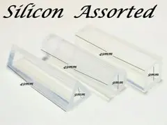 シリコンモールド 3種アソート★珍しい三角柱 四角柱 円柱