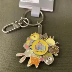 上海ディズニー ズートピア クルクル回る キーホルダー キーチェーン ニック