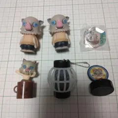 嘴平伊之助 猪頭マスコット系セット