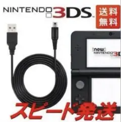 本日発送Nintendo 3DS&2DS対応/充電器ケーブル