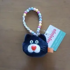 モジョジョジョ ビーズチェーン付きフェイスマスコット2 ねこ