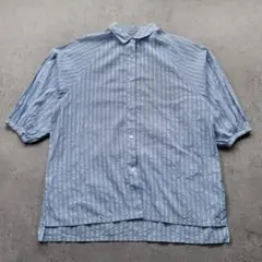 【美品】MAYSON GREY メイソングレイ コットンストライプブラウス 2