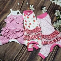 犬服　たかこ様専用　ロンパース　ハンドメイド