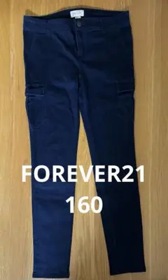 FOREVER21 ネイビー カーゴパンツ 160