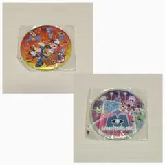 【新品未使用】TDR 夏イベ ボンファイアーダンス ビッグ缶バッジ セット