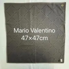【新品】Mario Valentino メンズハンカチ グレー