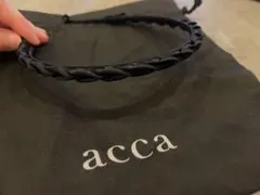 【美品】acca 黒カチューシャのサムネイル
