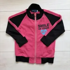 女の子　ジップアップジャケット 上着　パーカー　100cm