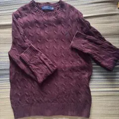 メンズ☆ポロラルフローレンセーターMサイズ (アメリカサイズ)中古