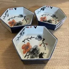 美農焼　和食器 陶器 雑貨食器 有田焼 伊万里焼 六角皿好きにも