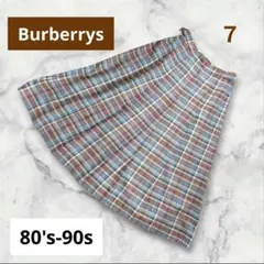 希少✦80s90s オールドBURBERRYチェックスカート Barlonジップのサムネイル