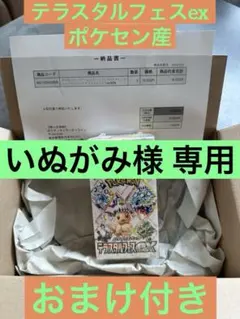 【新品未開封】ハイクラスパック テラスタルフェスex 1BOX (おまけ付き）