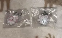 めじるしアクセサリー　サンリオ　ふわふわスノー　マイメロ　シナモンカプセルトイ