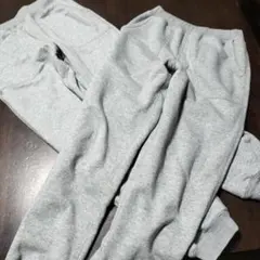 グレー スウェットパンツ ポケット付き