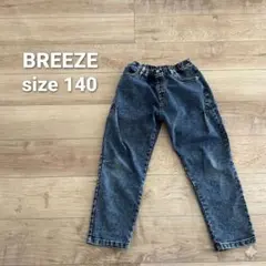 BREEZE ブリーズ キッズ デニムパンツ 140 ブルー ストレッチ