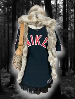 y2k NIKE平成ギャル3本線ぴちTフェアリーグランジロック00s古着屋パンク