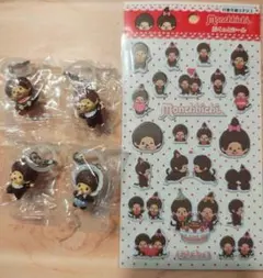 新品✨️モンチッチめじるしアクセサリー2　4種類+ぷくっとシール