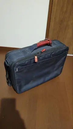 美品 エース ジーン ACE ビジネス ショルダー コンパクト ネイビー B5