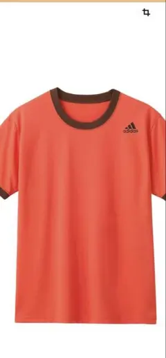 adidas アディダスTシャツ オレンジ ブラウンL新品