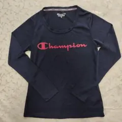 Champion　長袖Ｔシャツ　ネイビー　Mサイズ