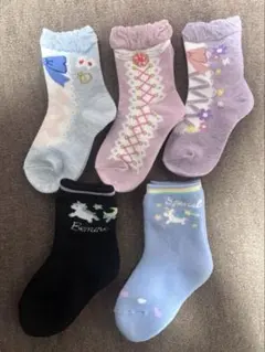 ②キッズ用靴下　女の子　ソックス　クルー丈　15〜20cm 女子　女児　新品
