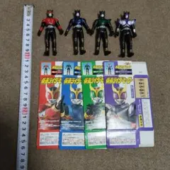 仮面ライダークウガ　ソフビ　フィギュア　4体セット　箱付き