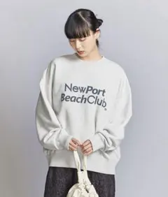NewPort BeachClubスウェット グレー beauty&youth