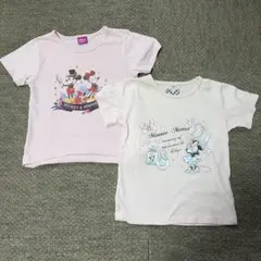 ミッキー＆ミニーマウス Tシャツ 130cm