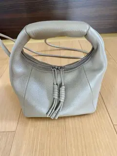 美品★レザー本革★ワンハンドルミニショルダーバッグ