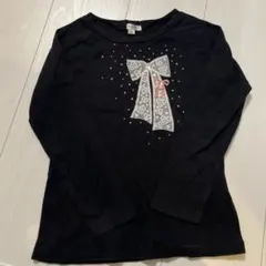 a.v.v ブラック長袖カットソー