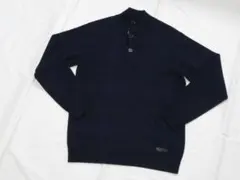 ブラックレーベルクレストブリッジ　ハイネックニットセーター　Mサイズ　紺
