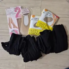 ストッキング　パンティストッキング　ベージュ　黒　新品　中古　まとめ売り