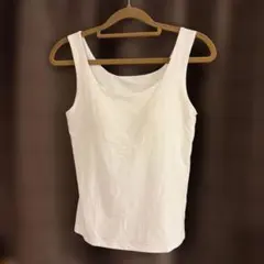 UNIQLO AIRism ホワイト ブラタンクトップ