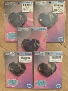 プロセカ　キラキラハート缶バッジ　ワンダショ