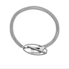 dieselブレスレット　チェーン　シルバー