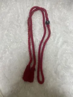値下げしました。赤い帯締め タッセル付き
