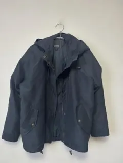ネイビー フード付き マウンテンパーカー Lサイズ